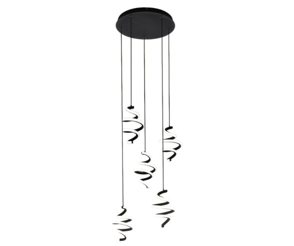 Promoluce Boucle Sospensione 5 luci moderna led