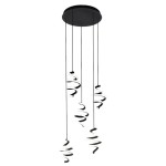 Promoluce Boucle Sospensione 5 luci moderna led
