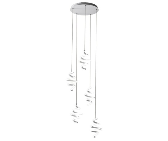 Promoluce Boucle Sospensione 5 luci moderna led