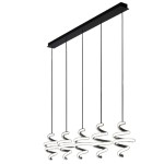 Promoluce Boucle Sospensione 5 luci moderna led