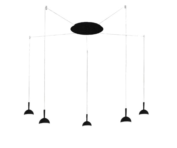 Promoluce Jingle Sospensione metallo rotonda led