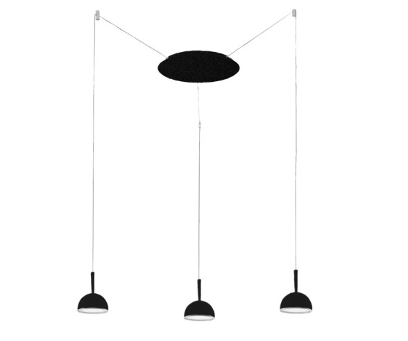 Promoluce Jingle Sospensione metallo rotonda led