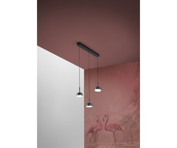 Promoluce Jingle Sospensione rettangolare metallo led