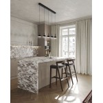 Promoluce Jingle Sospensione rettangolare metallo led