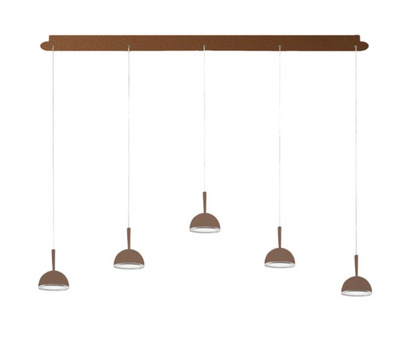 Promoluce Jingle Sospensione rettangolare metallo led