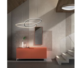 Promoluce Tris Sospensione moderna metallo led 2