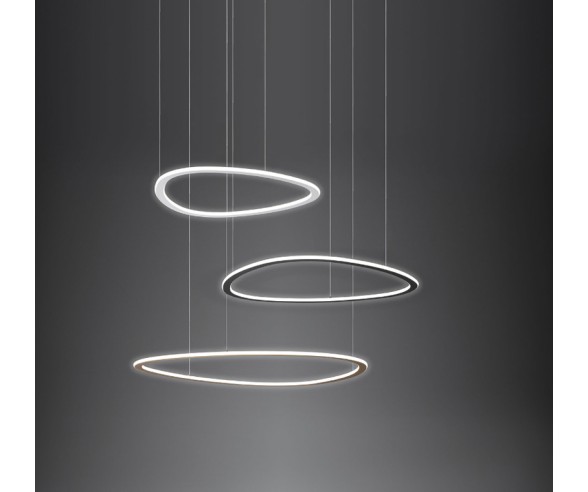 Promoluce Tris Sospensione moderna metallo led
