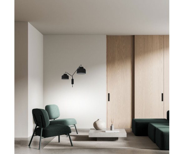 Vivida International Bottone Modern Wall lamp with Double LED Arm