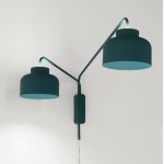Vivida International Bottone Moderne Wandleuchte mit doppeltem LED-Arm