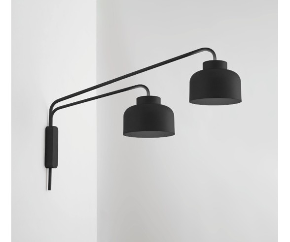 Vivida International Bottone Moderne Wandleuchte mit doppeltem LED-Arm
