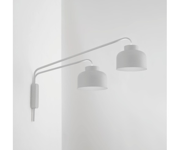 Vivida International Bottone Moderne Wandleuchte mit doppeltem LED-Arm