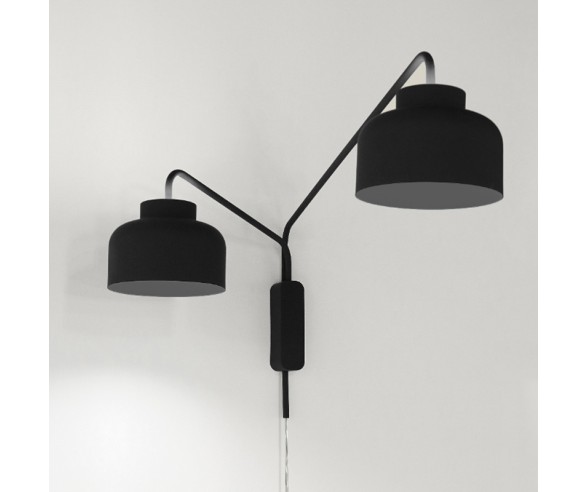 Vivida International Bottone Modern Wall lamp with Double LED Arm