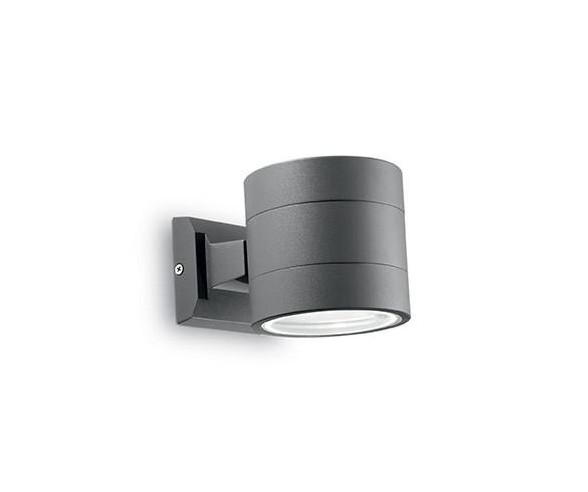 IDEAL LUX LAMPADA DA PARETE  SNIF ROUND ANTRACITE