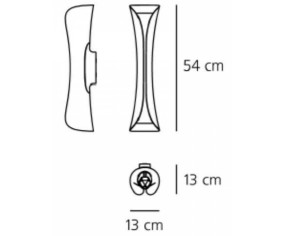 ARTEMIDE APPLIQUE CADMO LED 2