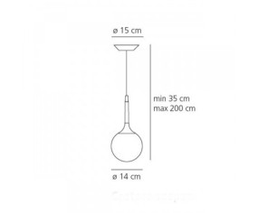 ARTEMIDE SOSPENSIONE CASTORE 2