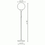 ARTEMIDE LAMPADA DA TERRA CASTORE