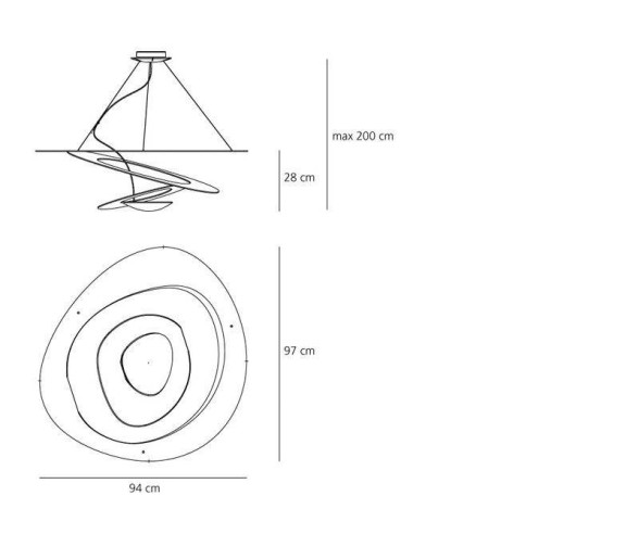 ARTEMIDE SOSPENSIONE PIRCE LED