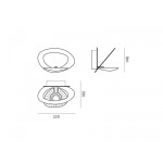 ARTEMIDE LAMPADA DA PARETE PIRCE MICRO LED