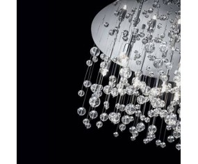 IDEAL LUX LAMPADA DA SOFFITTO NEVE 12 LUCI CROMO