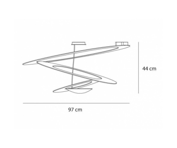 ARTEMIDE LAMPADA DA SOFFITTO PIRCE LED
