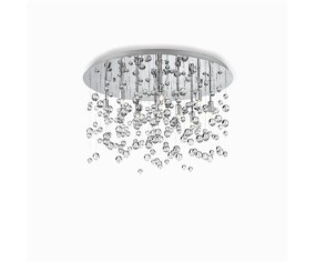 IDEAL LUX LAMPADA DA SOFFITTO NEVE 8 LUCI CROMO 2