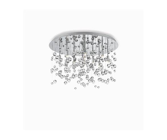 IDEAL LUX LAMPADA DA SOFFITTO NEVE 8 LUCI CROMO