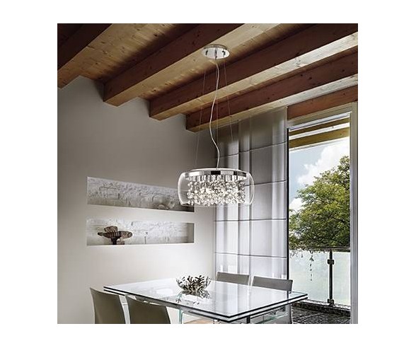 IDEAL LUX SOSPENSIONE AUDI-80 5 LUCI