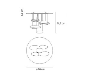 ARTEMIDE LAMPADA DA SOFFITTO MINI MERCURY HALO 2
