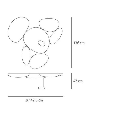 ARTEMIDE LAMPADA DA SOFFITTO SKYDRO