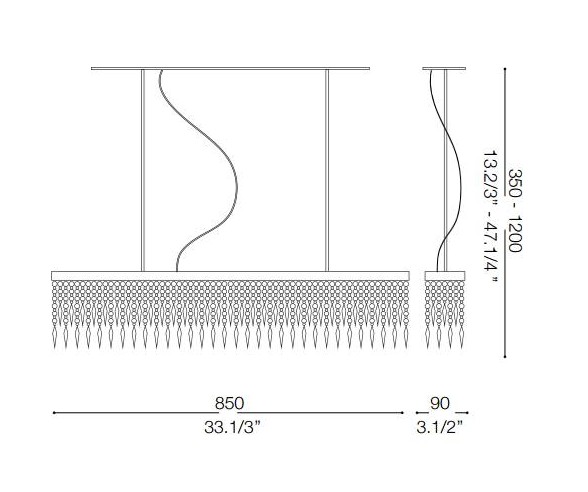 IDEAL LUX SOSPENSIONE GIADA 5 LUCI