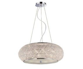 IDEAL LUX SOSPENSIONE PASHA' 10 LUCI CROMO 2