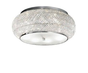 IDEAL LUX LAMPADA DA SOFFITTO PASHA' 10 LUCI CROMO