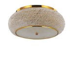 IDEAL LUX LAMPADA DA SOFFITTO PASHA' 10 LUCI ORO