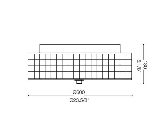 IDEAL LUX LAMPADA DA SOFFITTO ROMA 12 LUCI