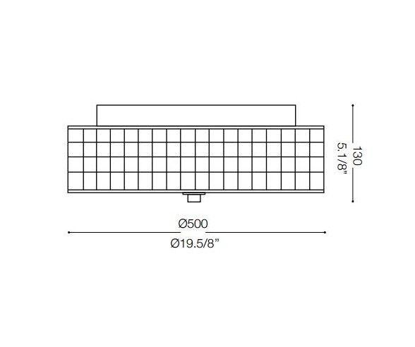 IDEAL LUX LAMPADA DA SOFFITTO ROMA 9 LUCI