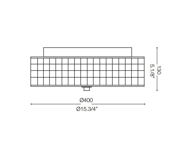 IDEAL LUX LAMPADA DA SOFFITTO ROMA 6 LUCI