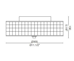 IDEAL LUX LAMPADA DA SOFFITTO ROMA 6 LUCI 2