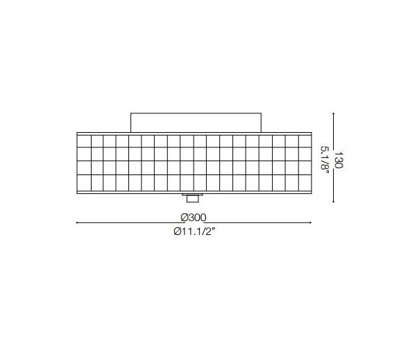 IDEAL LUX LAMPADA DA SOFFITTO ROMA 6 LUCI