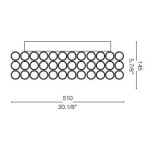 IDEAL LUX LAMPADA DA SOFFITTO ADMIRAL 10 LUCI