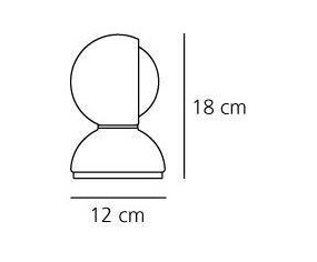 ARTEMIDE LAMPADA DA TAVOLO ECLISSE VARI COLORI 2