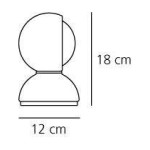 ARTEMIDE LAMPADA DA TAVOLO ECLISSE VARI COLORI