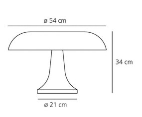 ARTEMIDE LAMPADA DA TAVOLO NESSO VARI COLORI 2
