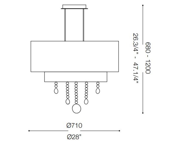 IDEAL LUX SOSPENSIONE OPERA