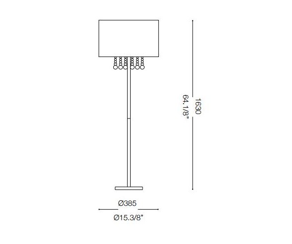 IDEAL LUX LAMPADA DA TERRA OPERA