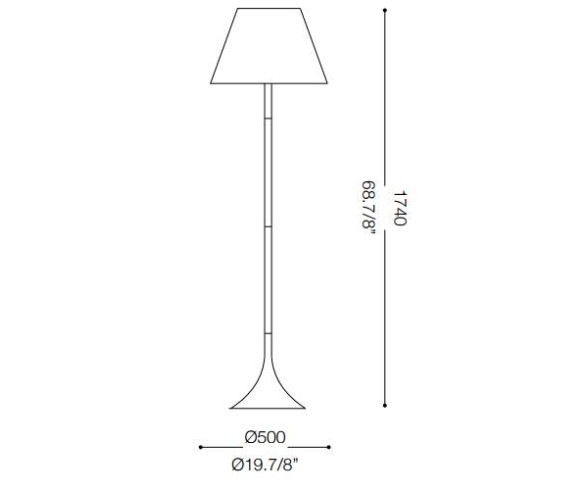 IDEAL LUX LAMPADA DA TERRA LONDON