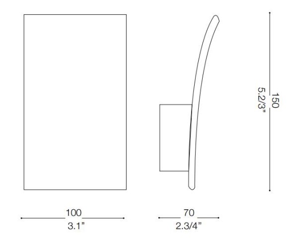 IDEAL LUX APPLIQUE FIX LED