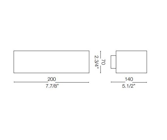 IDEAL LUX APPLIQUE BOX