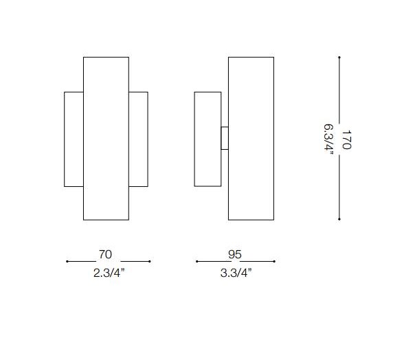 IDEAL LUX APPLIQUE PAUL