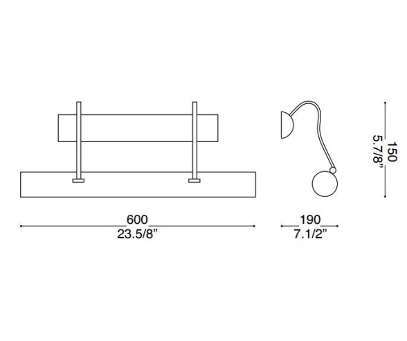 IDEAL LUX APPLIQUE MIRROR-10