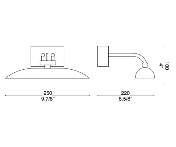 IDEAL LUX APPLIQUE MIRROR-20